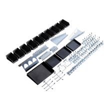 Billede af Krogsæt med 70 stk. til perforeret værkstedstavle - Modulline