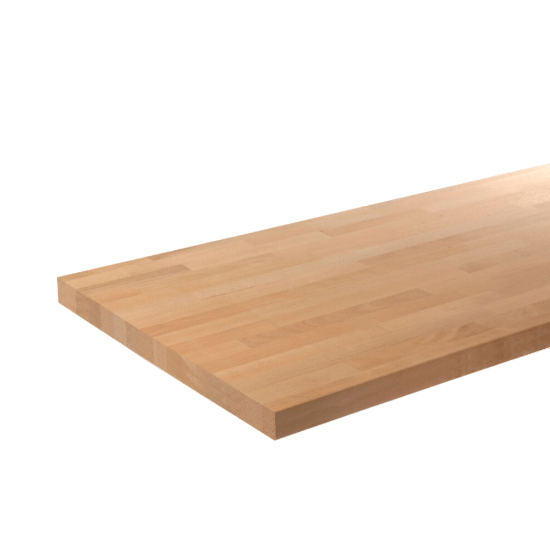 Billede af Massiv træbordplade 1860x550x30 - Modulline