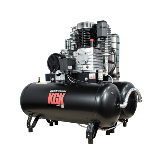 Billede af KGK kompressor 5,5 hk - 180 L (2x90L)