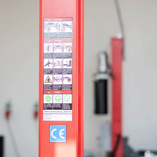 Billede af Deluxe 4 søjlet autolift - 4200 kg - lang