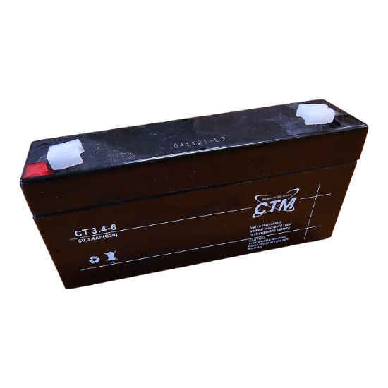 Billede af Batteri til Ravaglioli udmåler 6V 3,4Ah