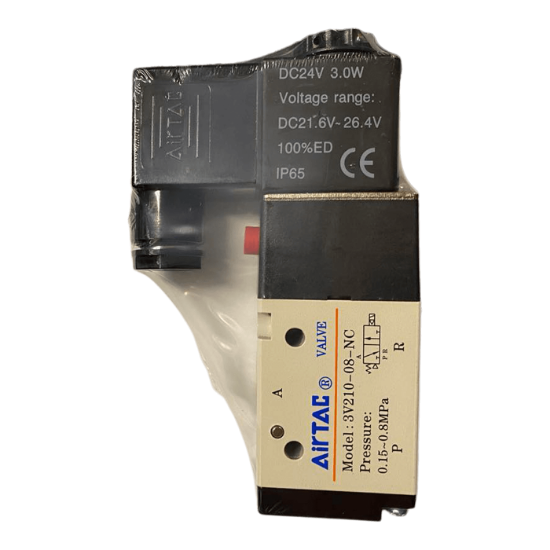 Billede af Luftstyringsventil - 3V210-08 G1/4" 24V DC 