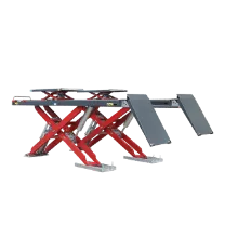 Billede af Deluxe kørebanelift fra Nimalift - 5500 kg - 5200 mm kørebaner - inkl. frihjulsløfter - 185 mm høj