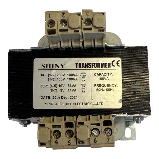 Billede af Transformer 100VA 230V/400V - 9/19V AC