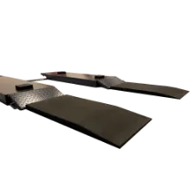 Billede af Gummi opkørselsramper 1000 x 500 x 50 - 2 stk

