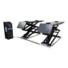 Billede af Deluxe Saxlift til gulvmontering - 3500 kg - Rampe/Rampe