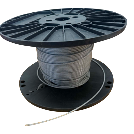 Billede af Stålwire PVC-forhudet 3-2mm pr mtr.
