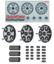 Billede af Haweka Quickplate V sæt 40mm - 4, 5 & 6 huls inkl. vægophæng