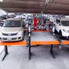 Billede af Parkeringslift 2700 kg Top 2-søjlet A-Model RAL7016