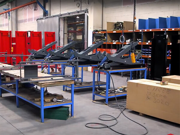 Cascos saxlift produktion